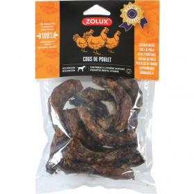 Кучешко лакомство Zolux Chicken Necks 300g сушени пилешки шийки